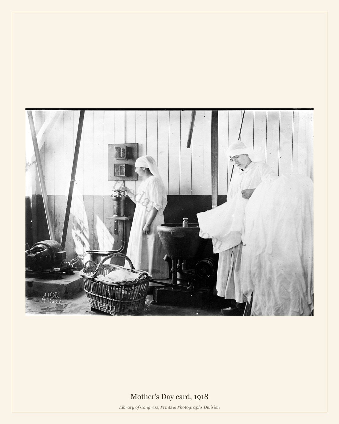 Mother's Day card, 1918 — watermarked preview