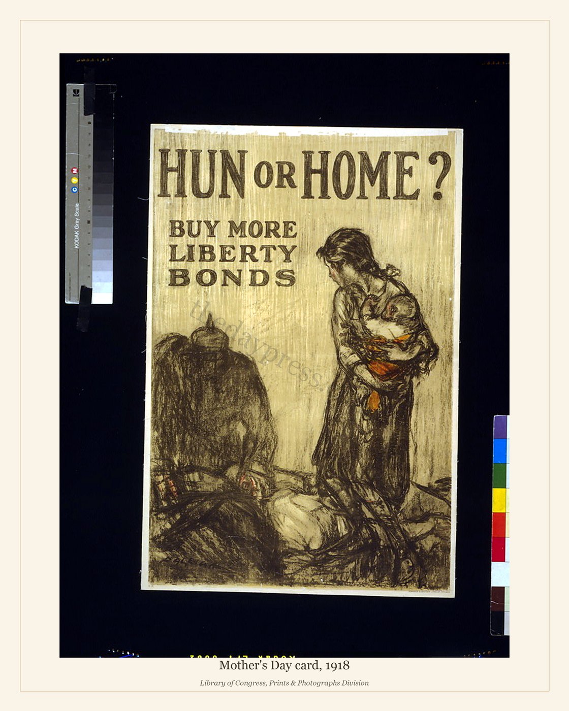 Mother's Day card, 1918 — watermarked preview