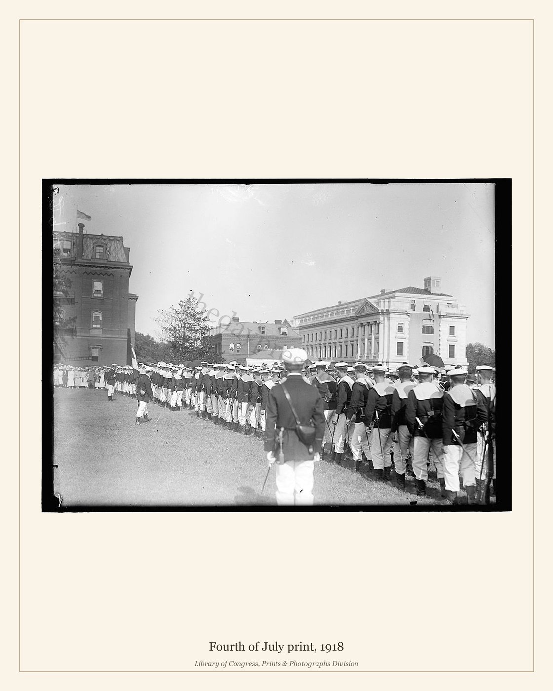 Fourth of July print, 1918 — watermarked preview