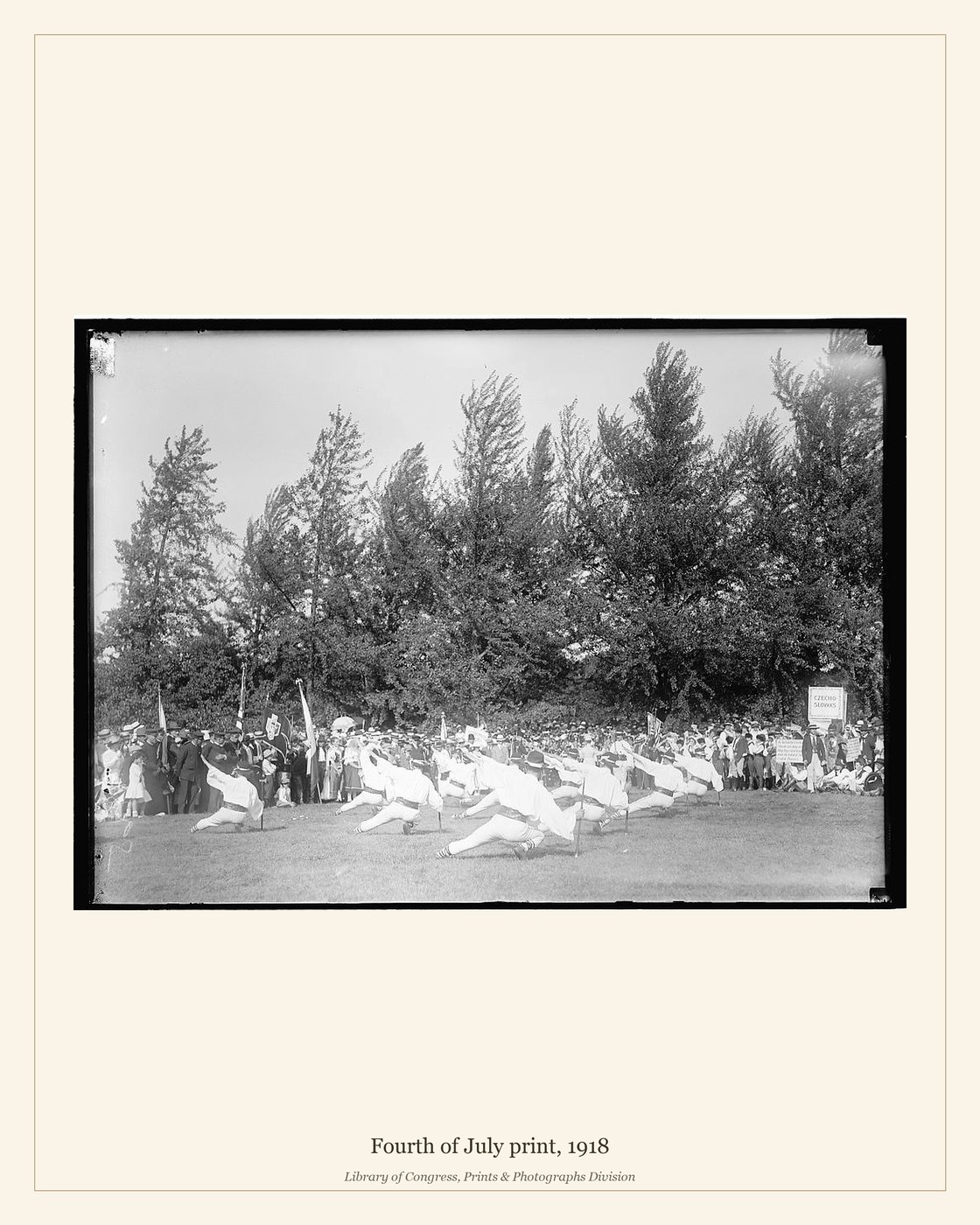 Fourth of July print, 1918 — watermarked preview