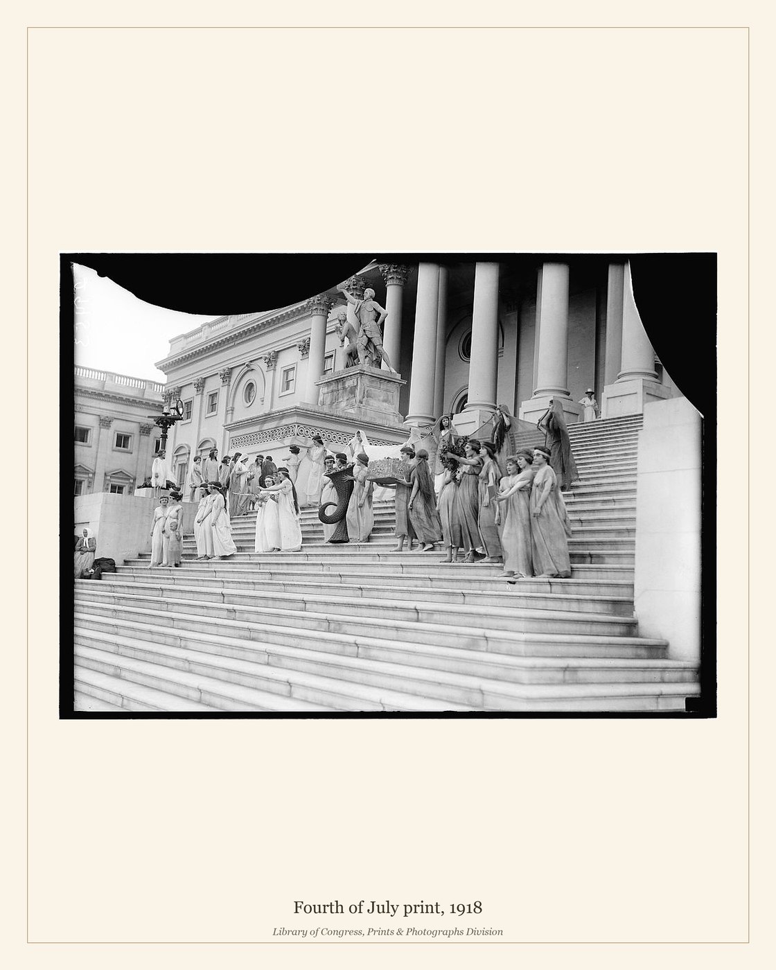 Fourth of July print, 1918 — watermarked preview