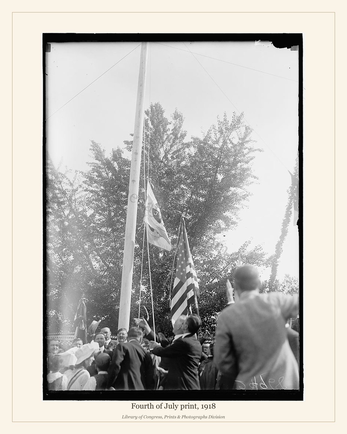 Fourth of July print, 1918 — watermarked preview