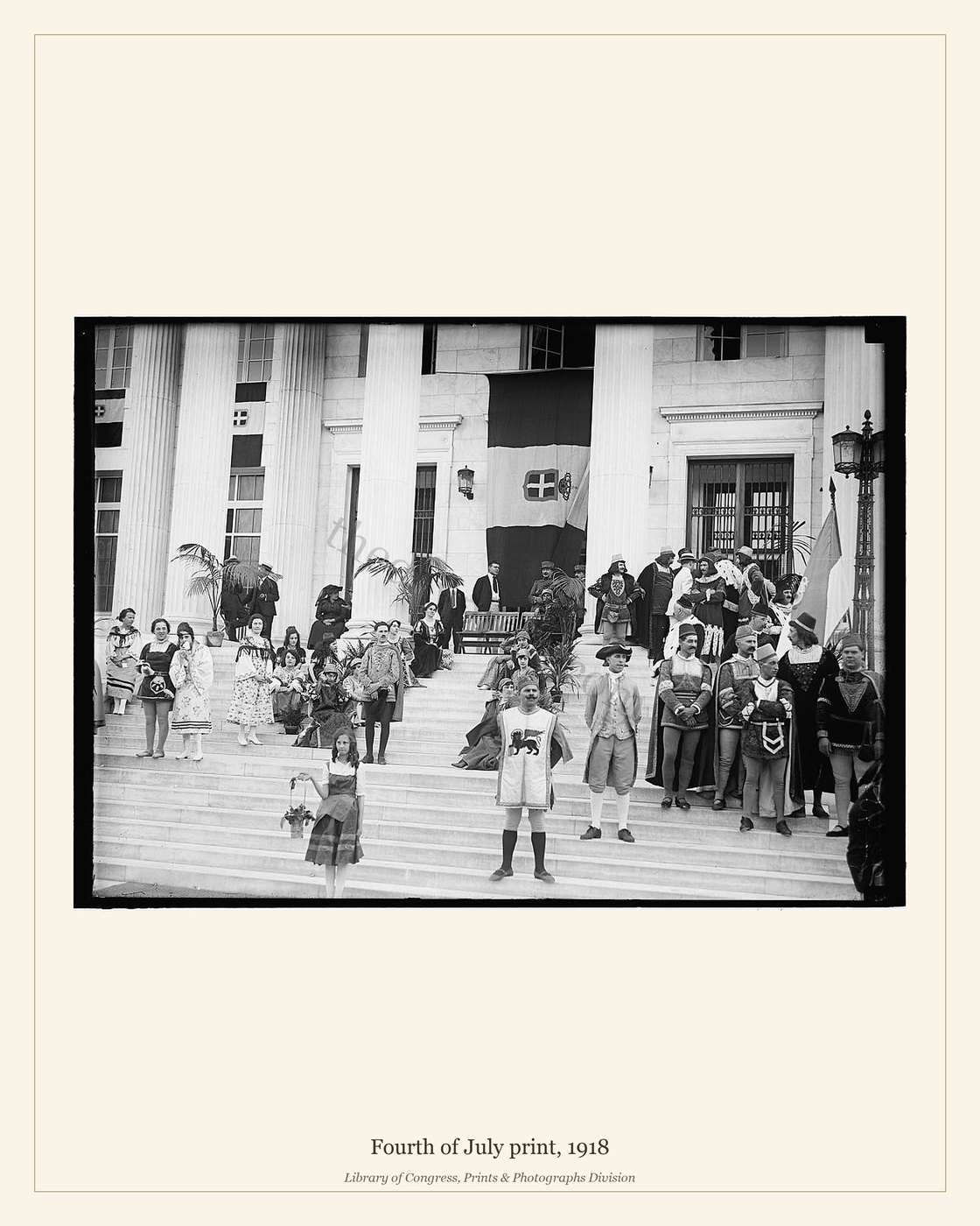 Fourth of July print, 1918 — watermarked preview