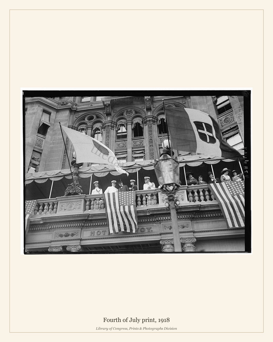 Fourth of July print, 1918 — watermarked preview