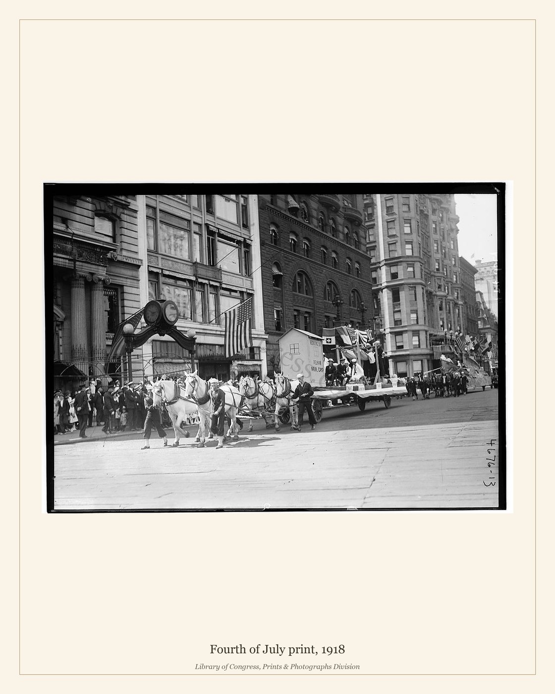Fourth of July print, 1918 — watermarked preview