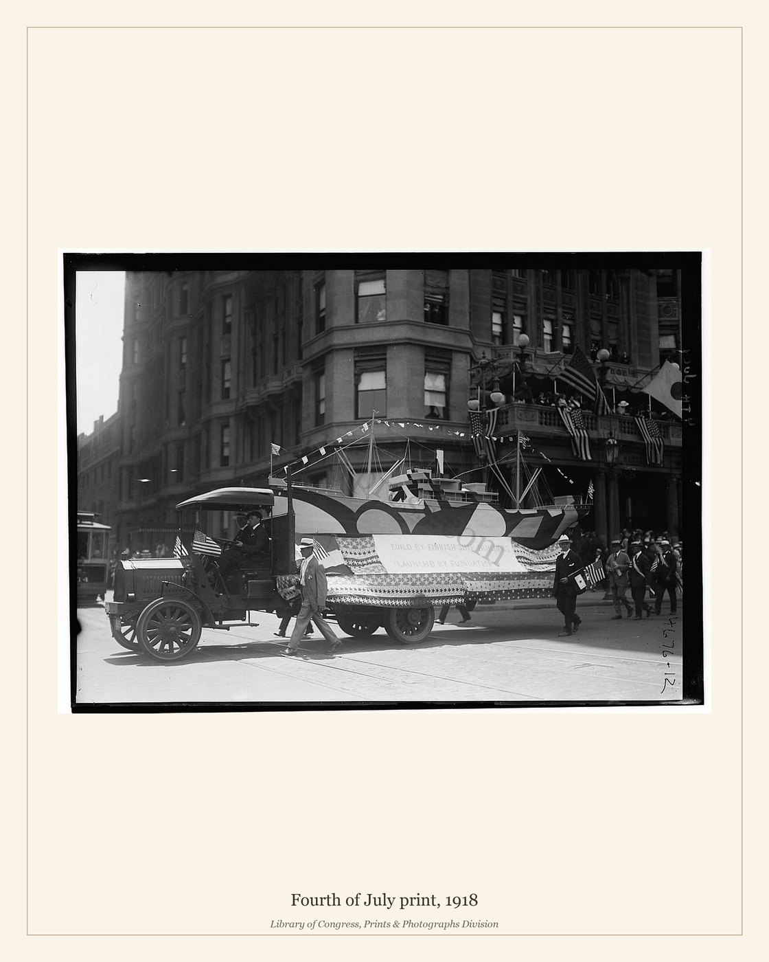 Fourth of July print, 1918 — watermarked preview