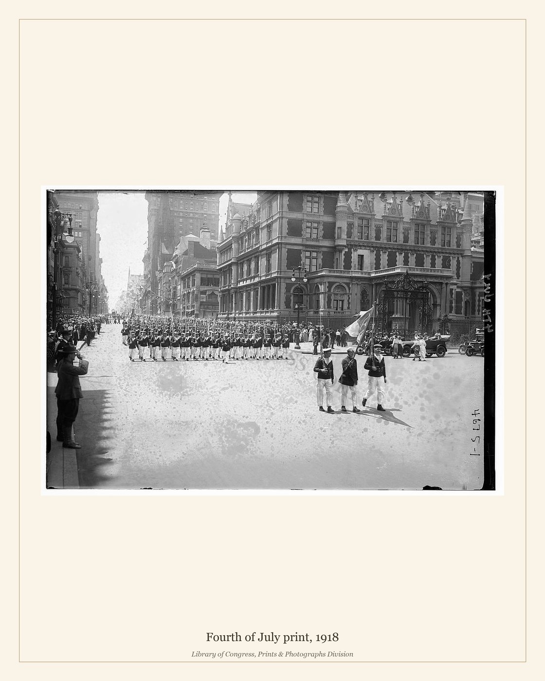 Fourth of July print, 1918 — watermarked preview