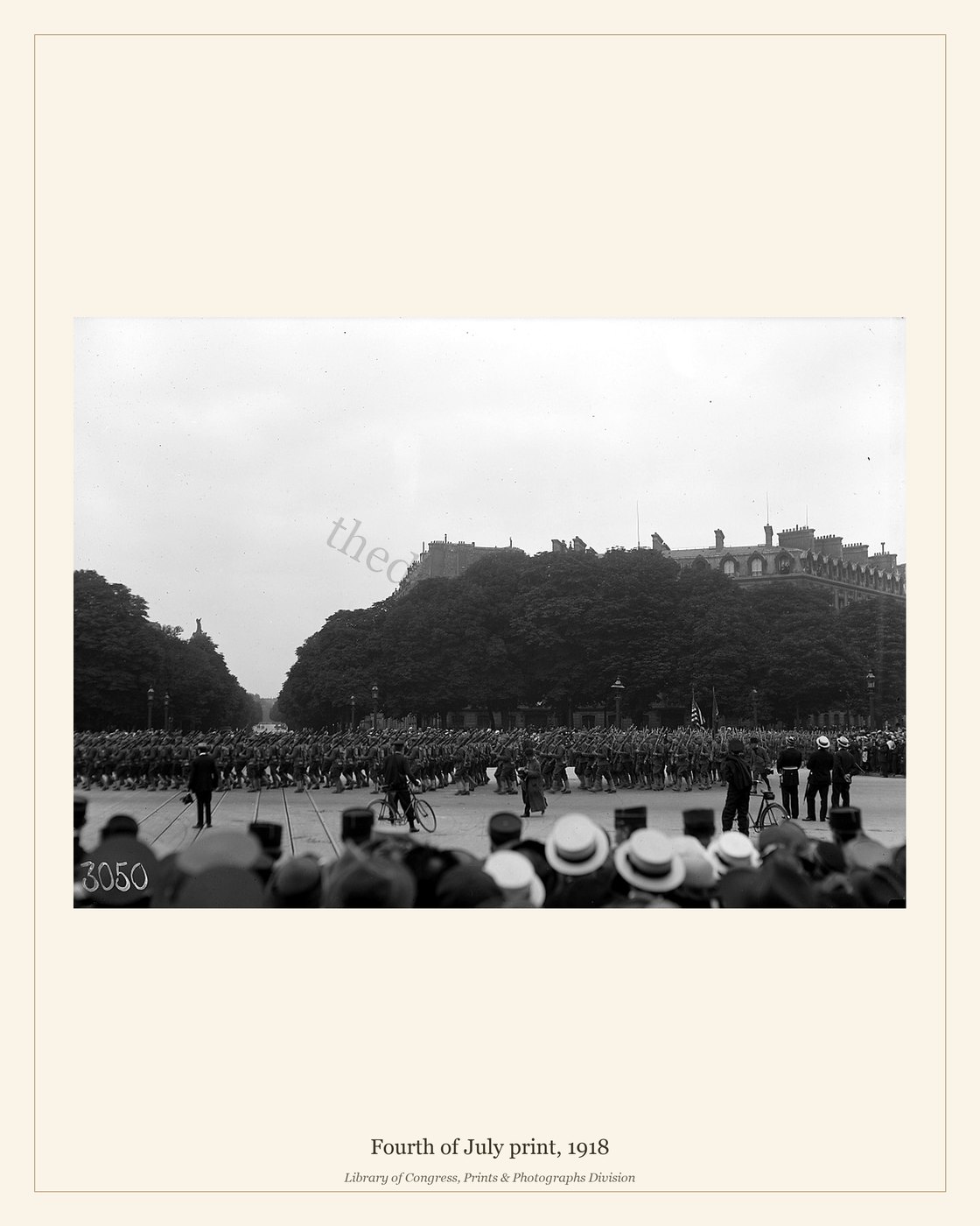 Fourth of July print, 1918 — watermarked preview