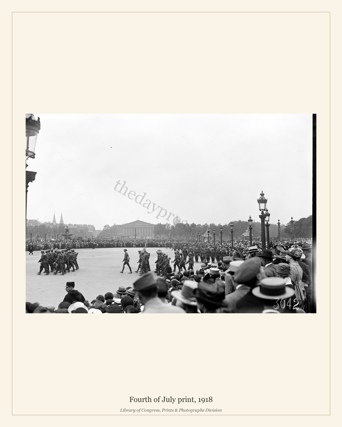 Fourth of July print, 1918 — watermarked preview
