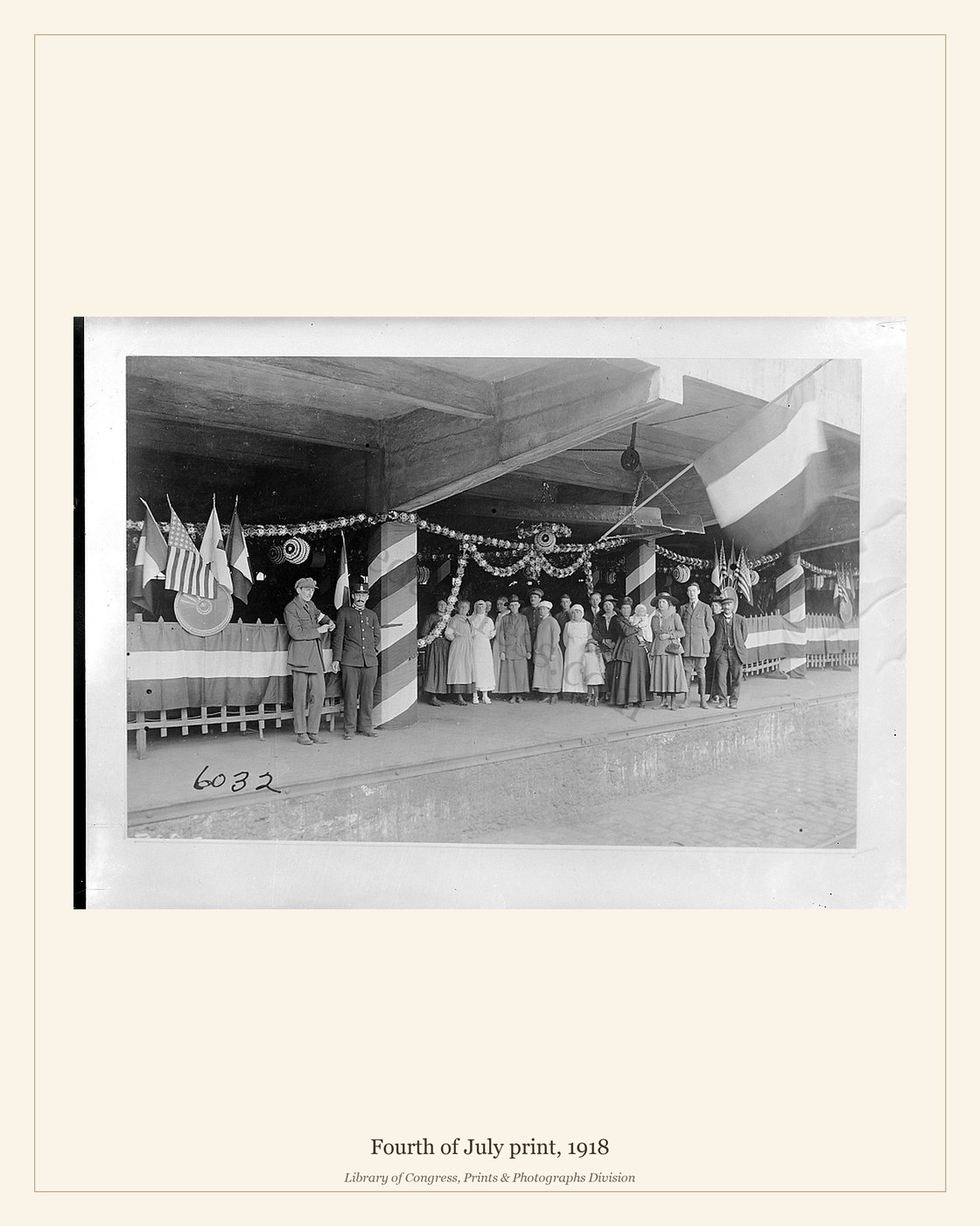 Fourth of July print, 1918 — watermarked preview