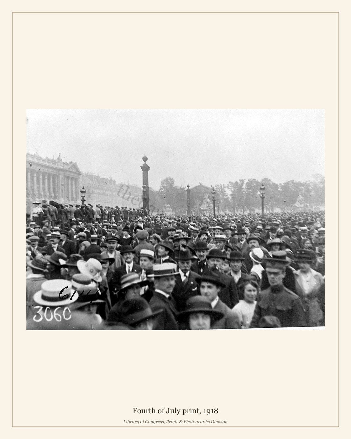 Fourth of July print, 1918 — watermarked preview