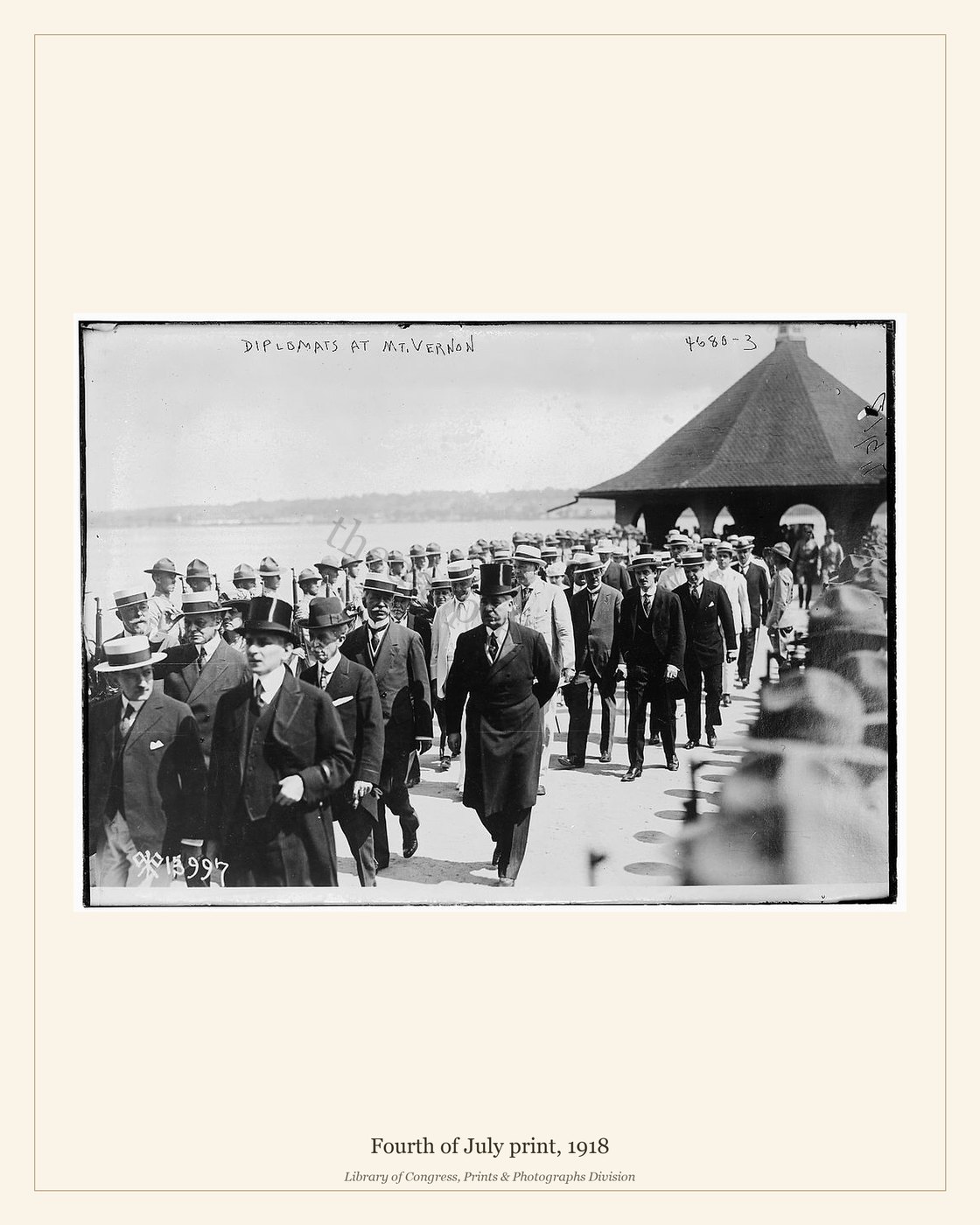 Fourth of July print, 1918 — watermarked preview
