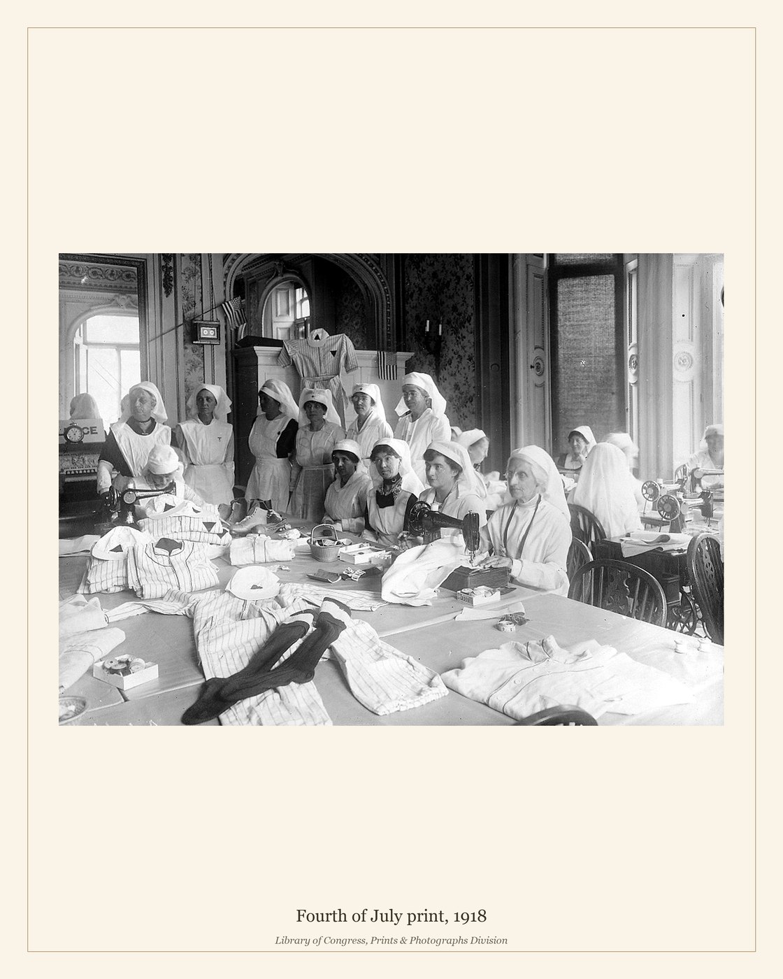 Fourth of July print, 1918 — watermarked preview