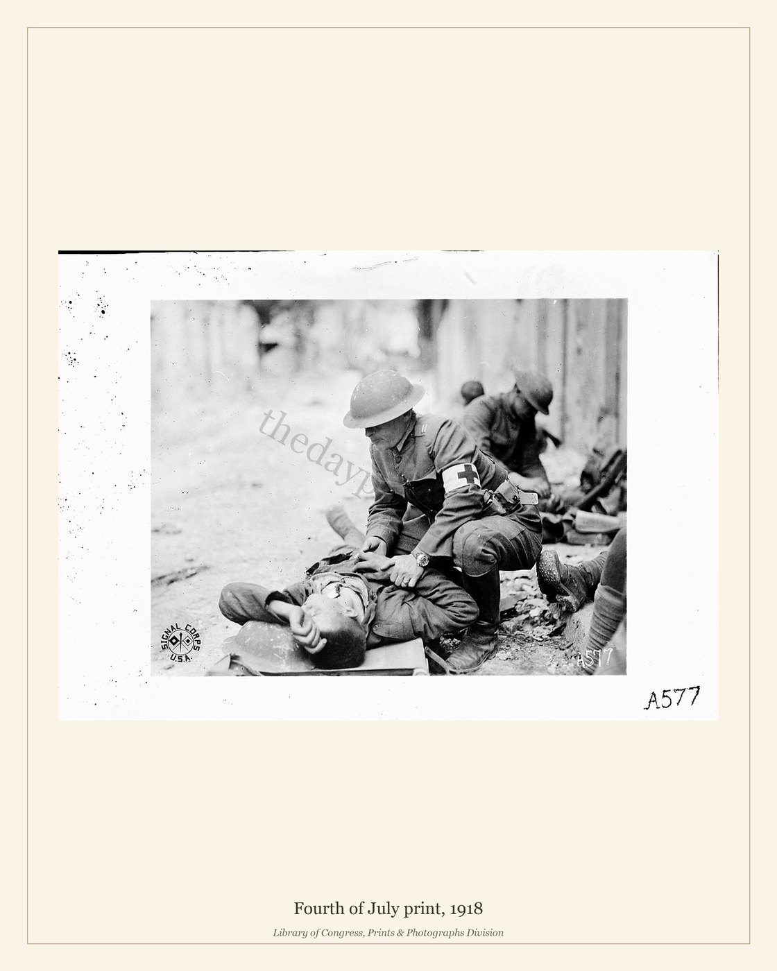 Fourth of July print, 1918 — watermarked preview