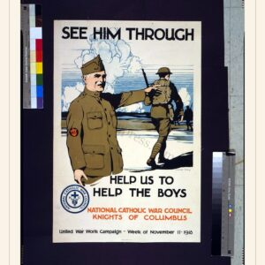 Columbus Day card, 1918 — watermarked preview
