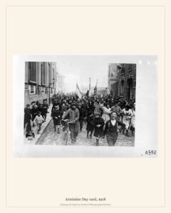 Armistice Day card, 1918