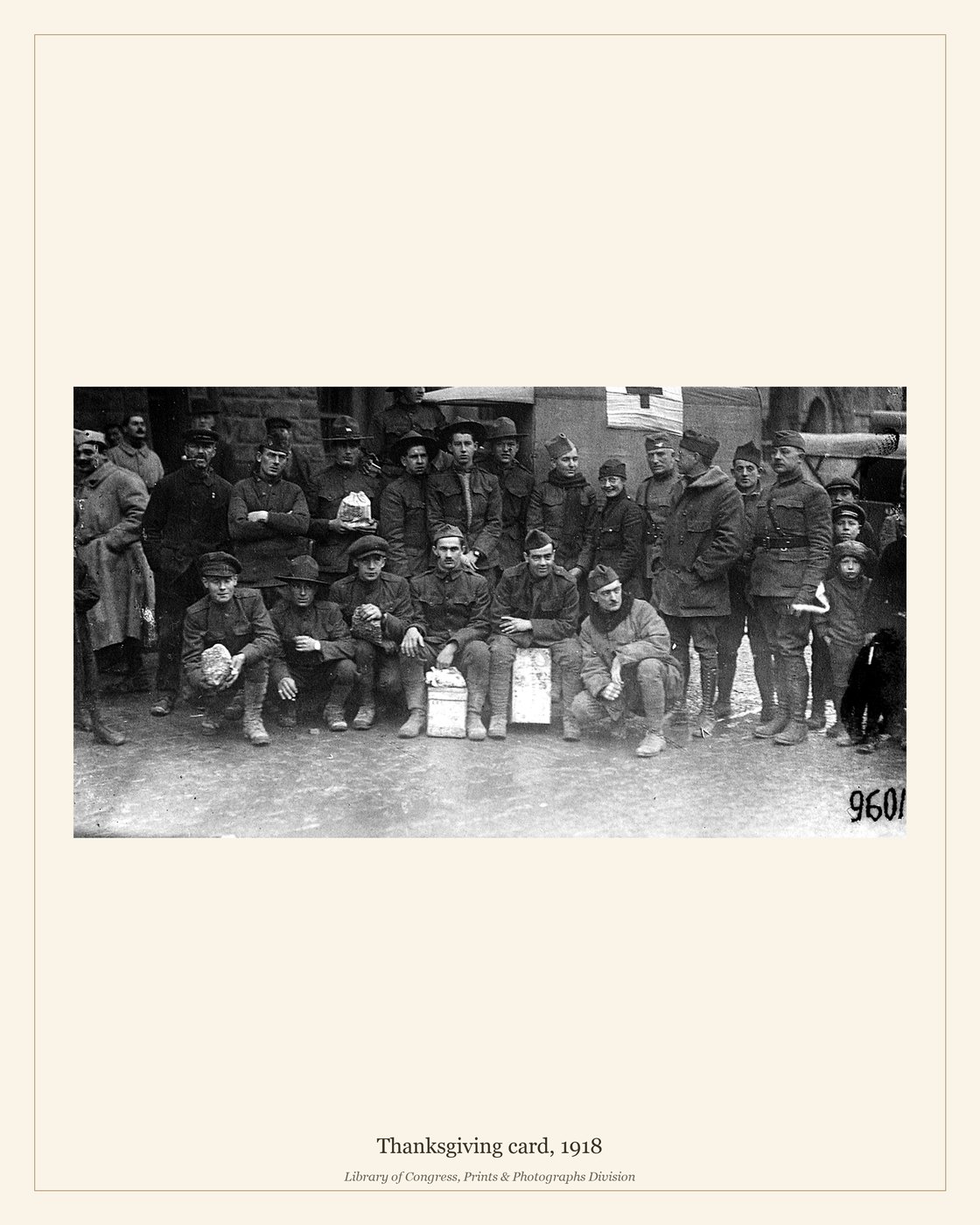 Thanksgiving card, 1918 — watermarked preview