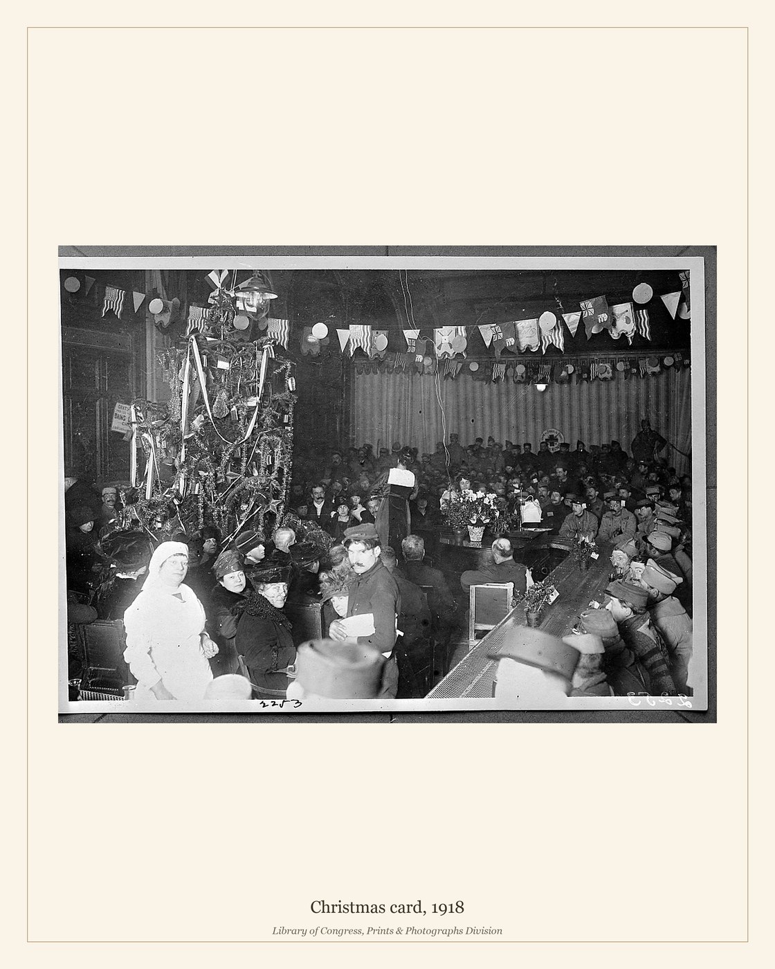 Christmas card, 1918 — watermarked preview