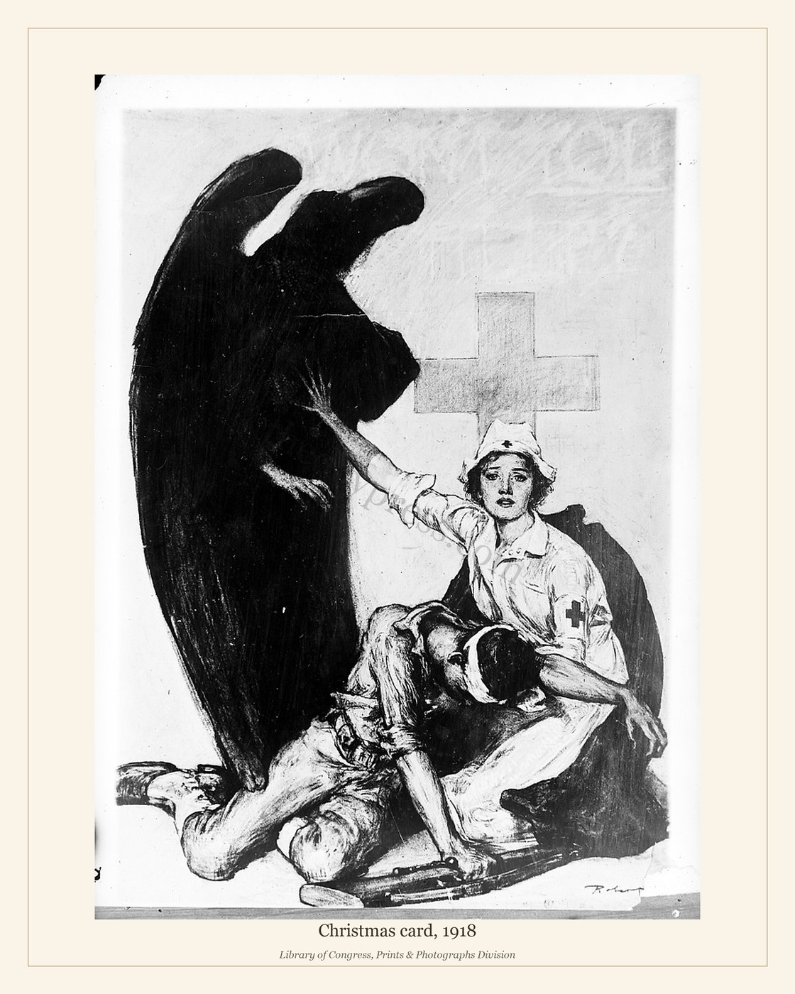 Christmas card, 1918 — watermarked preview