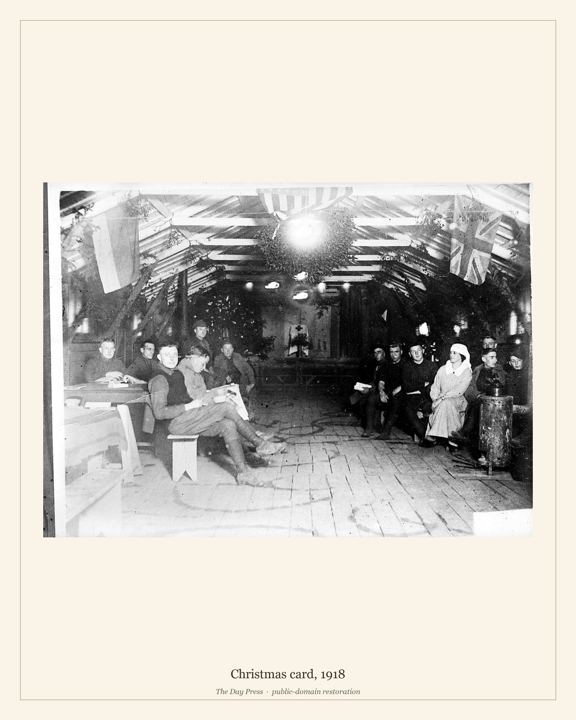 Christmas card, 1918