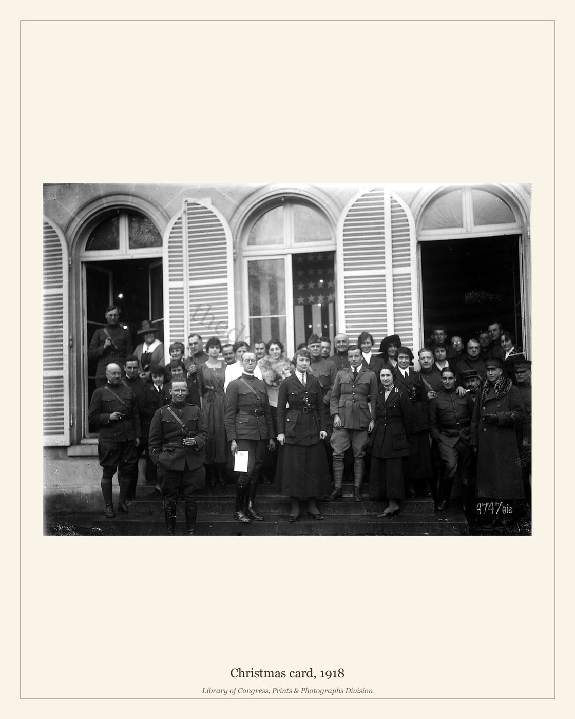 Christmas card, 1918 — watermarked preview