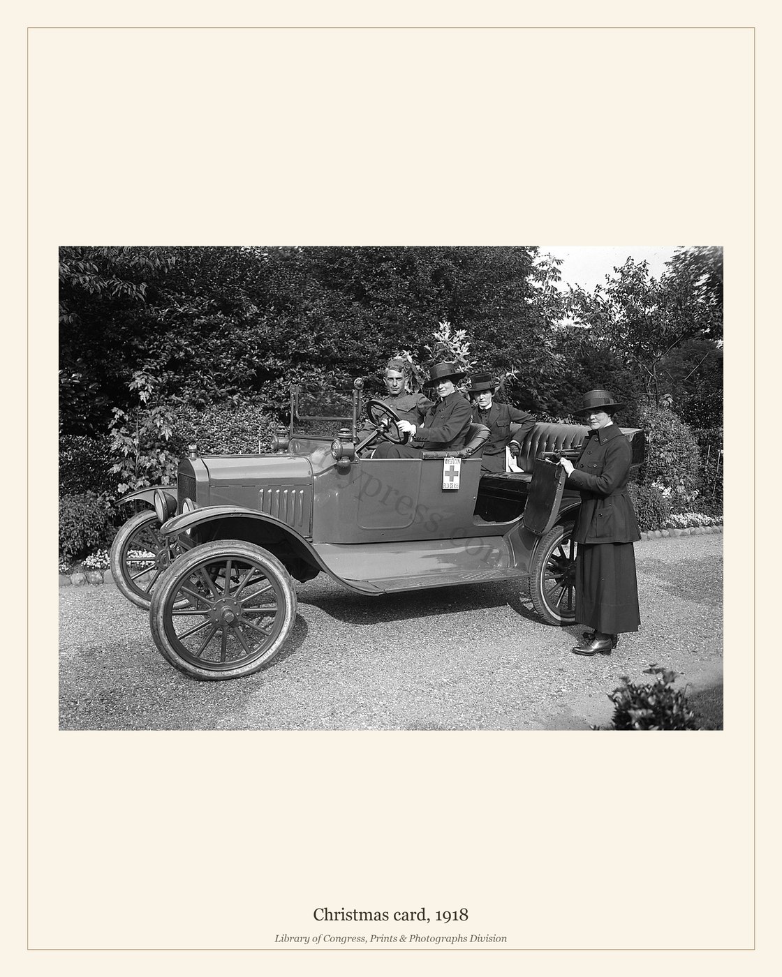 Christmas card, 1918 — watermarked preview
