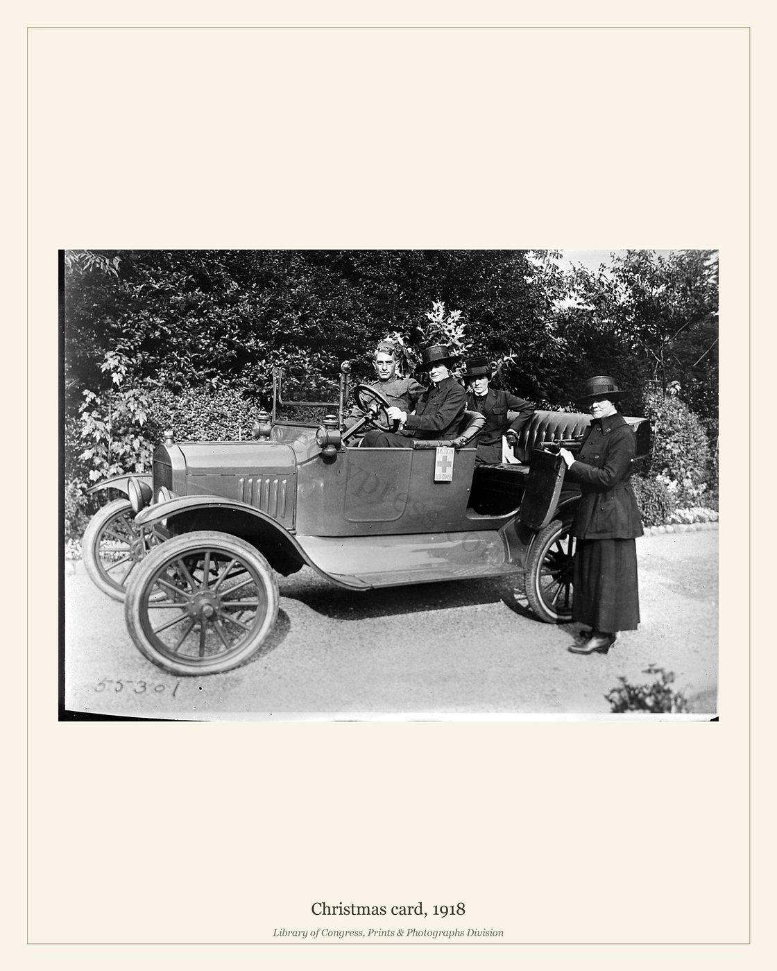 Christmas card, 1918 — watermarked preview