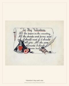 Valentine’s Day card, 1919