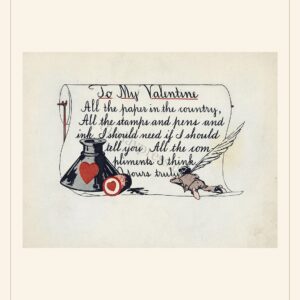 Valentine's Day card, 1919 — watermarked preview