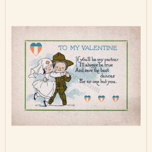 Valentine's Day card, 1919 — watermarked preview