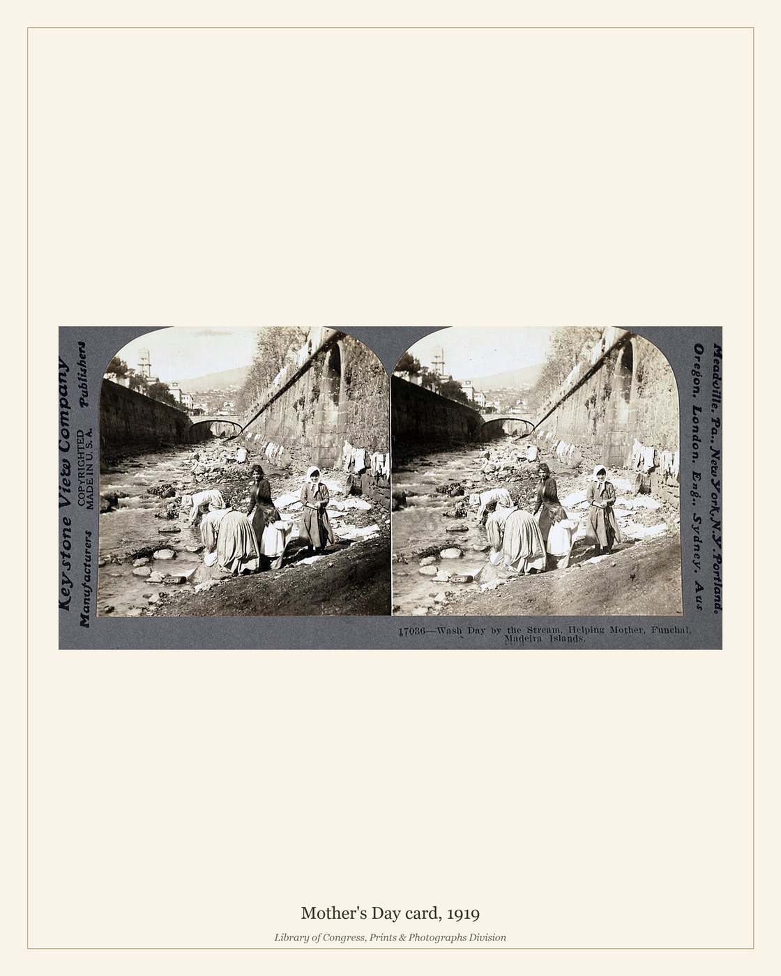 Mother's Day card, 1919 — watermarked preview
