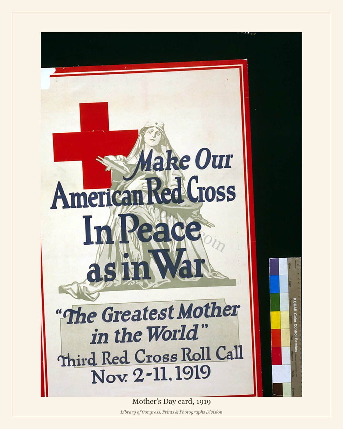Mother's Day card, 1919 — watermarked preview