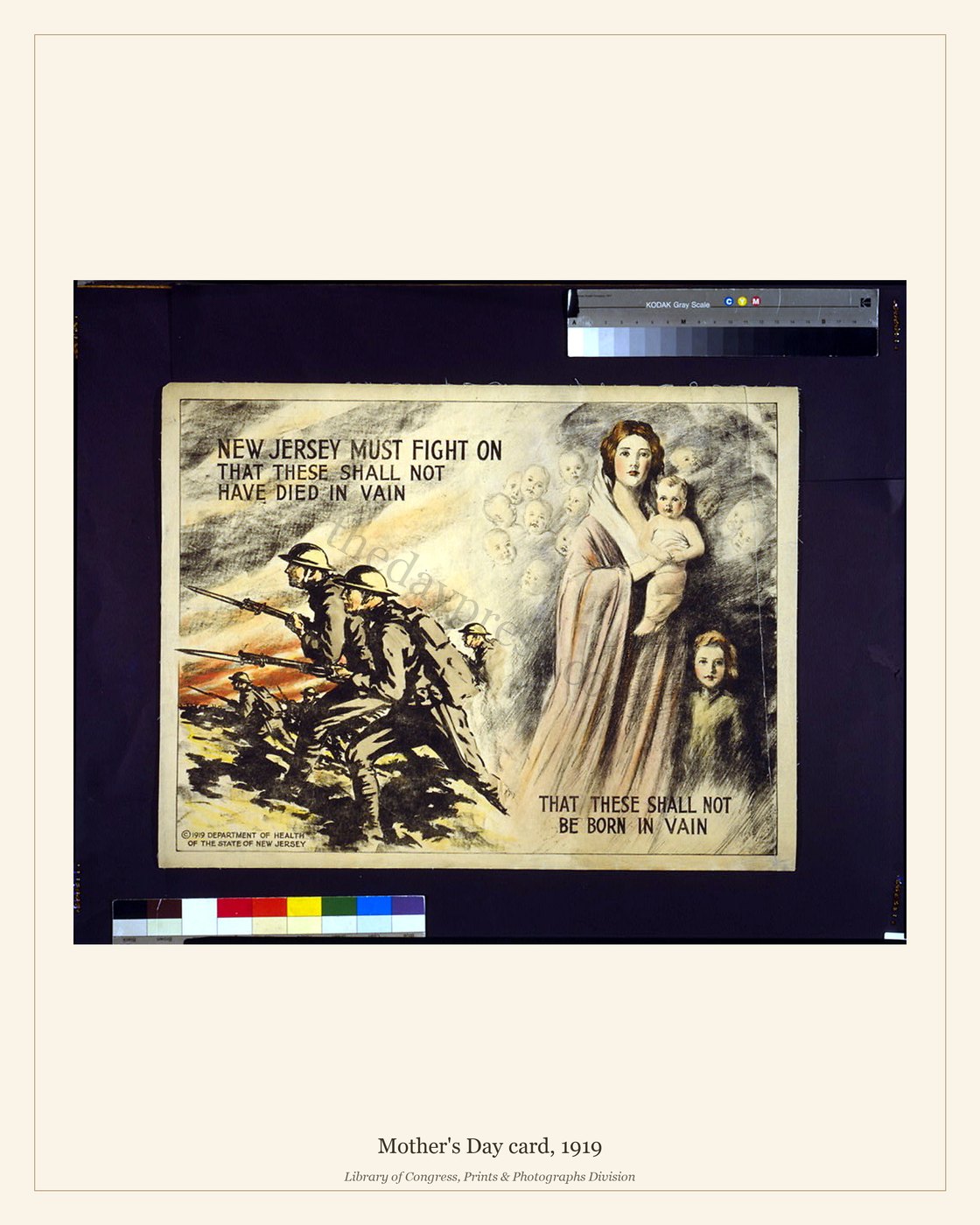 Mother's Day card, 1919 — watermarked preview