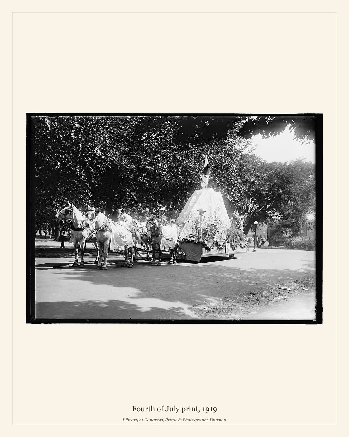 Fourth of July print, 1919 — watermarked preview