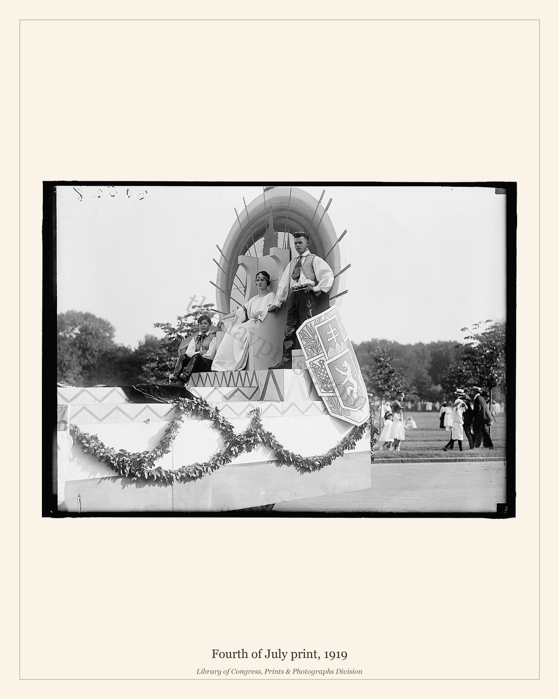 Fourth of July print, 1919 — watermarked preview