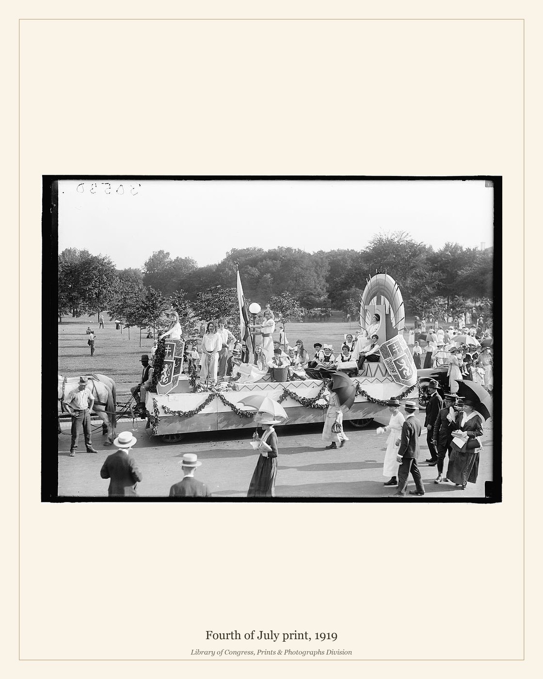 Fourth of July print, 1919 — watermarked preview