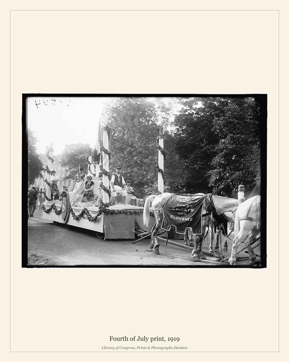 Fourth of July print, 1919 — watermarked preview