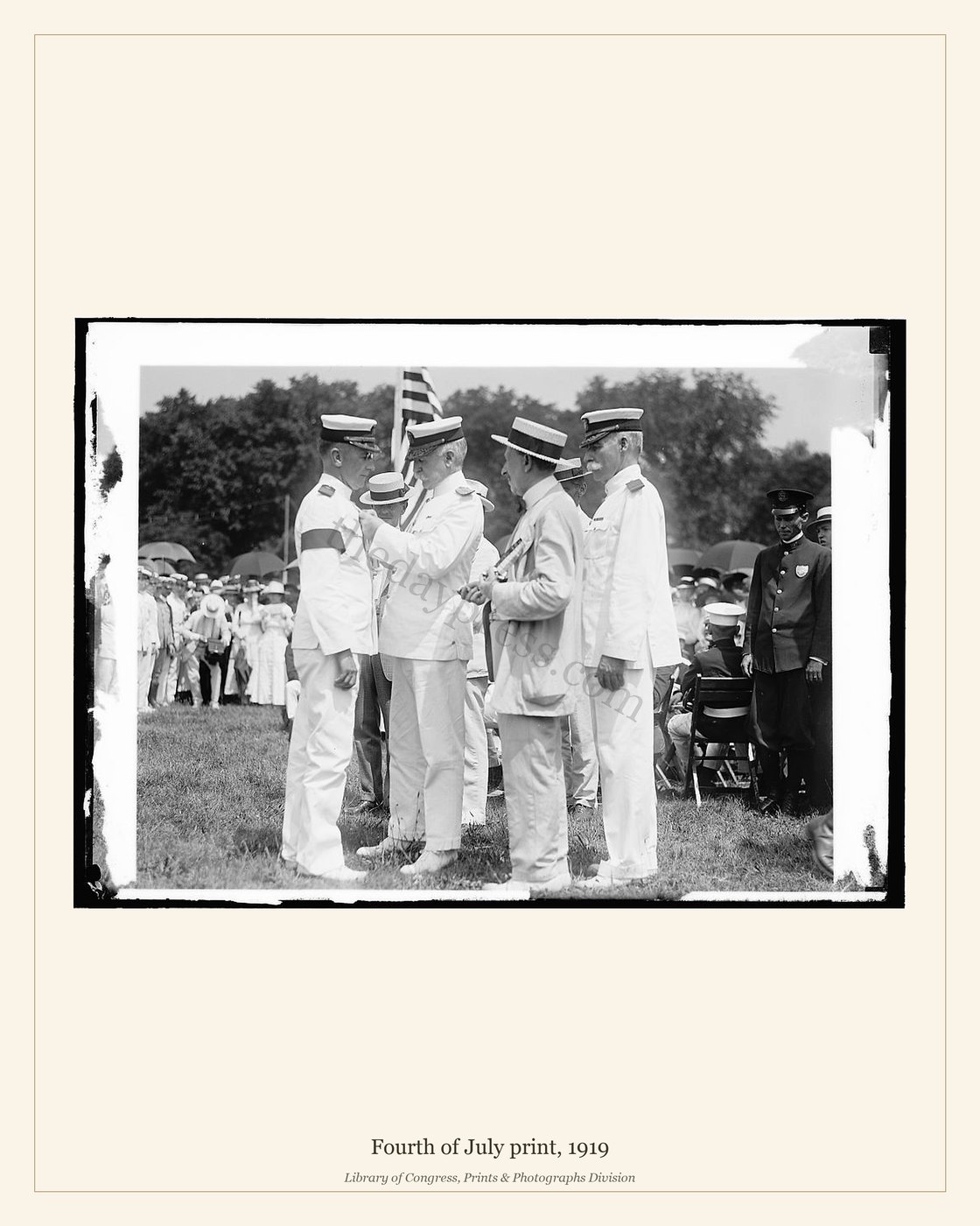 Fourth of July print, 1919 — watermarked preview