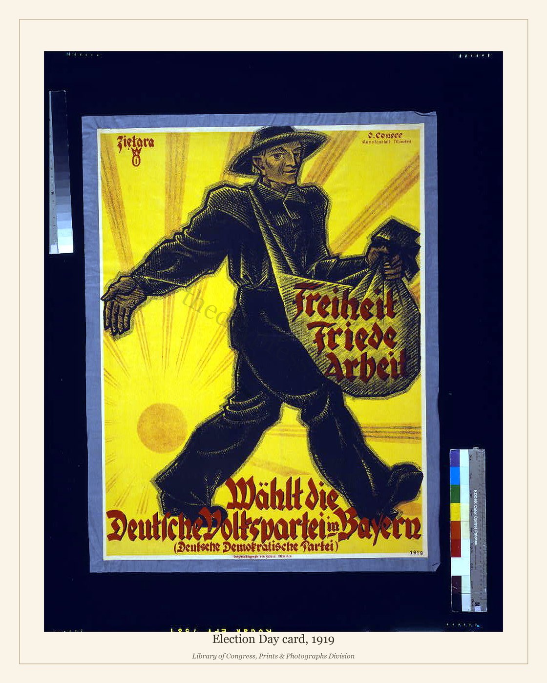 Election Day card, 1919 — watermarked preview