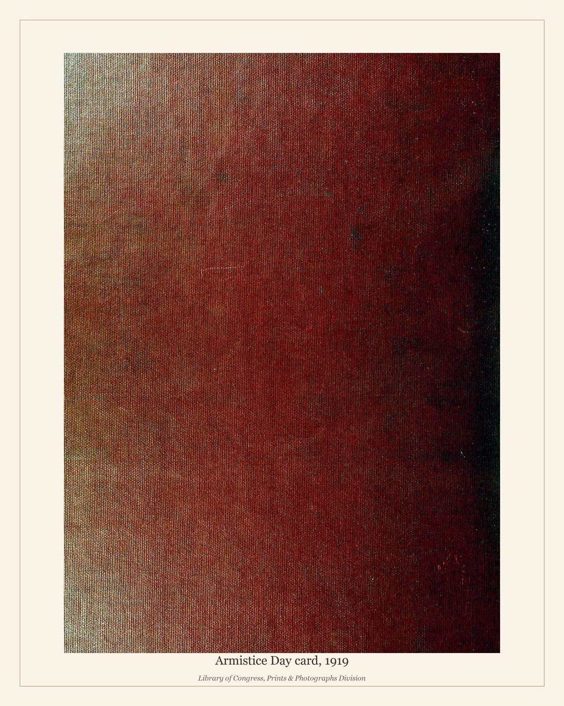 Armistice Day card, 1919 — watermarked preview