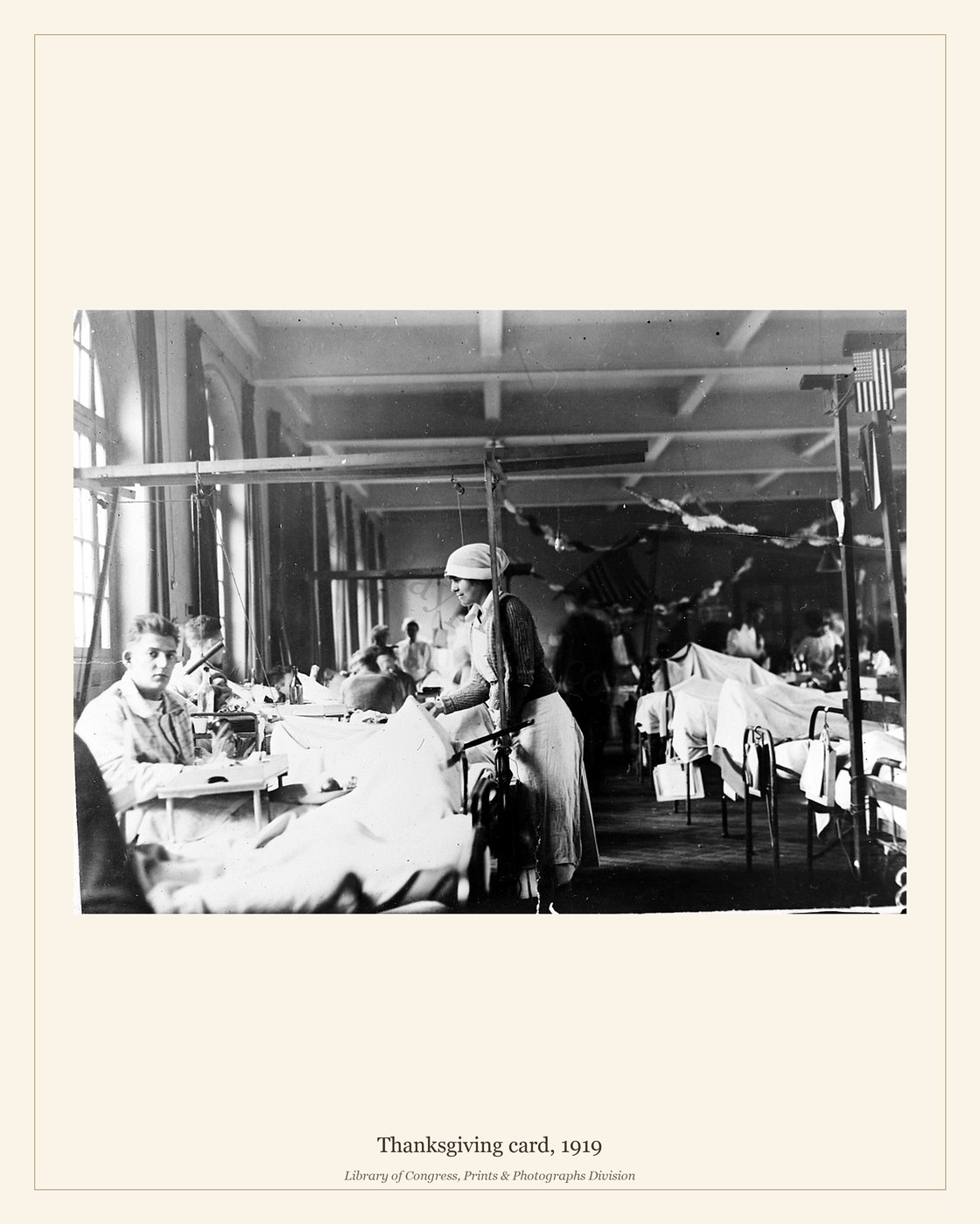 Thanksgiving card, 1919 — watermarked preview
