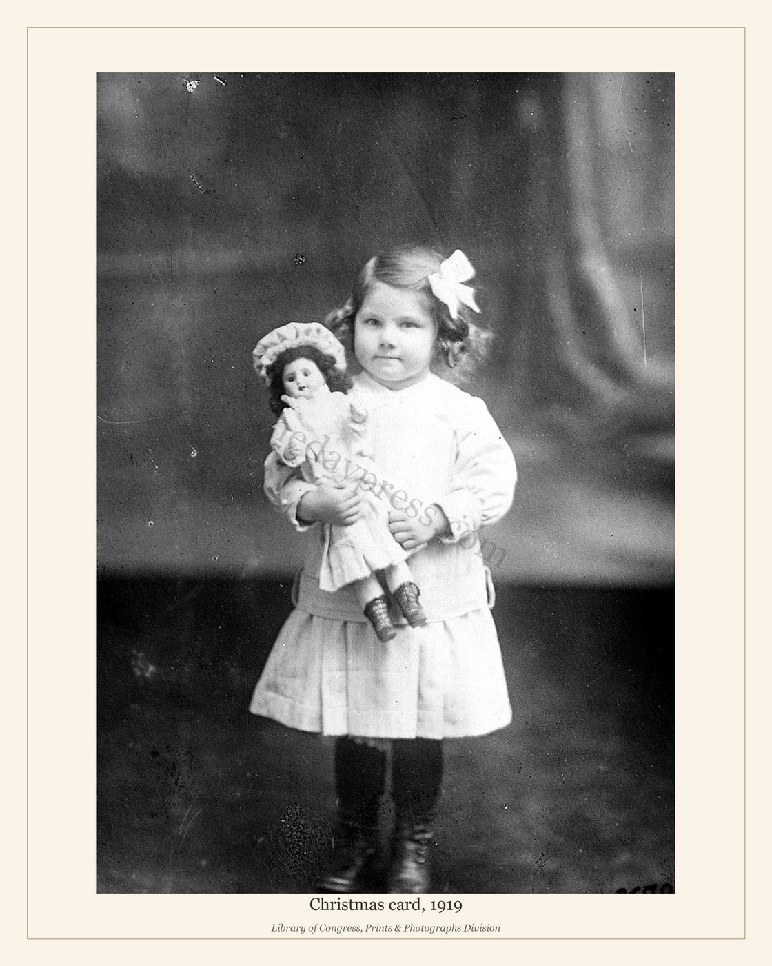 Christmas card, 1919 — watermarked preview