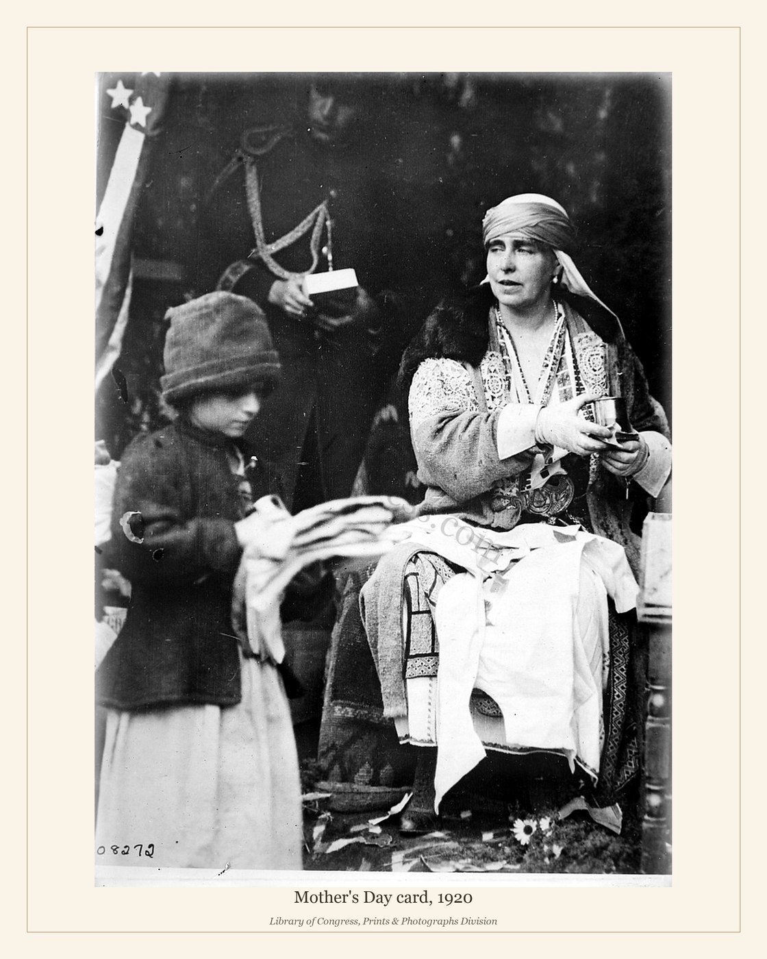 Mother's Day card, 1920 — watermarked preview
