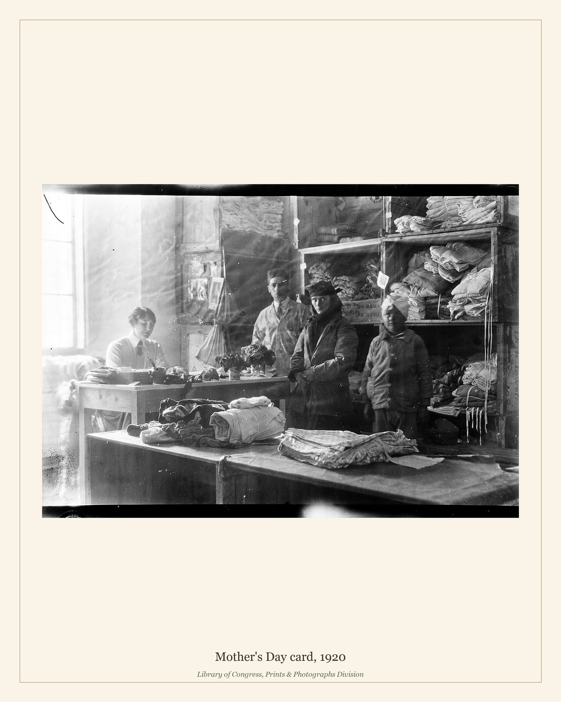 Mother's Day card, 1920 — watermarked preview