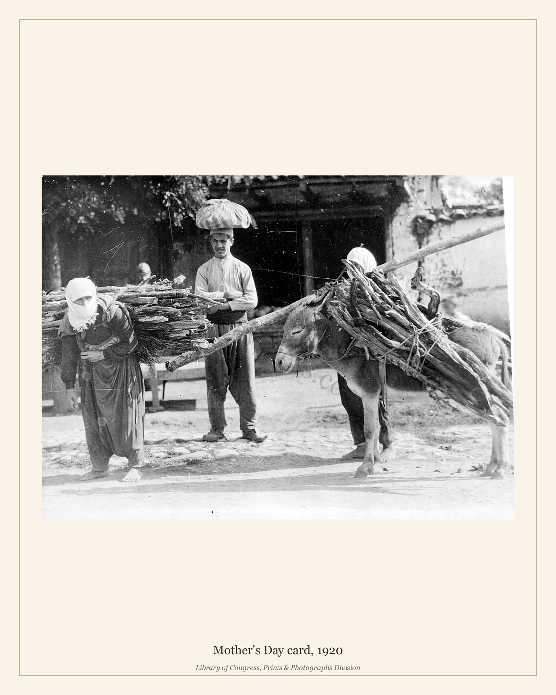 Mother's Day card, 1920 — watermarked preview