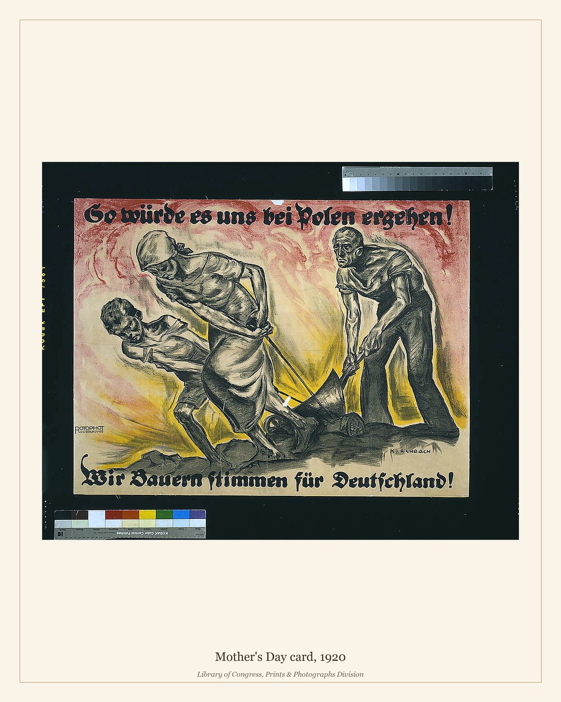 Mother's Day card, 1920 — watermarked preview