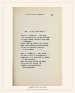 Armistice Day card, 1920