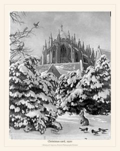 Christmas card, 1920