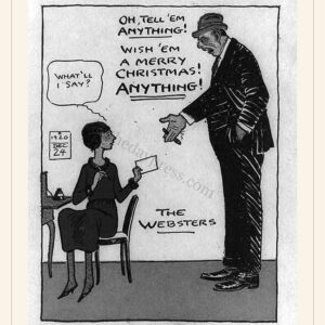 Christmas card, 1920 — watermarked preview