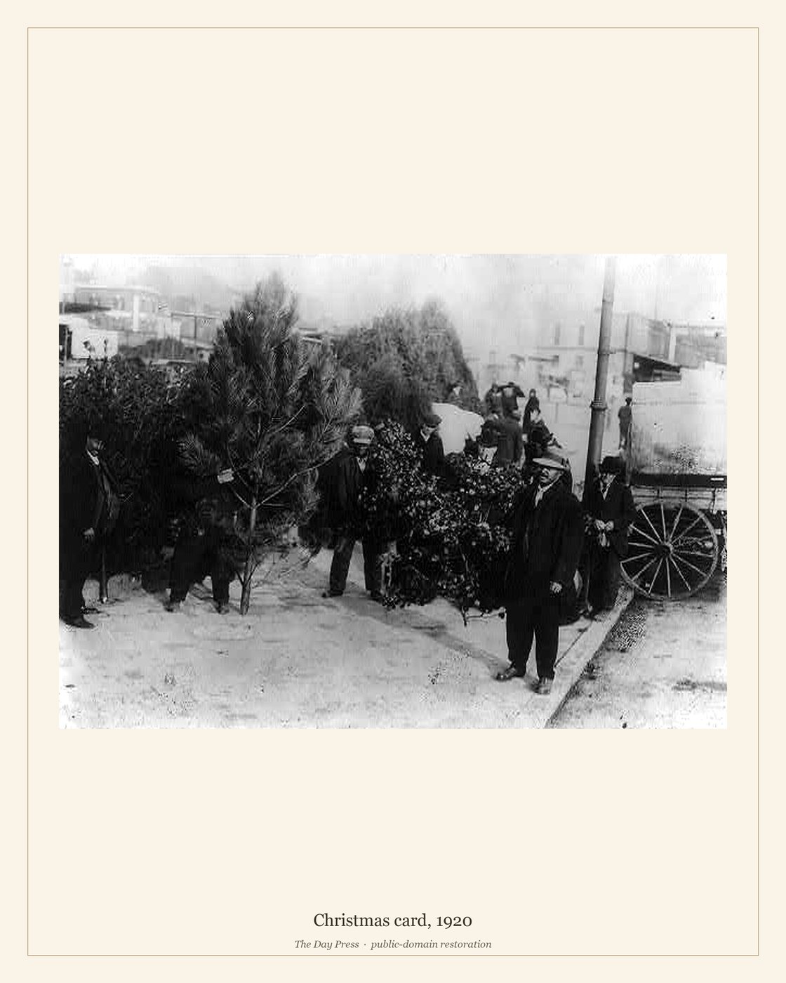 Christmas card, 1920
